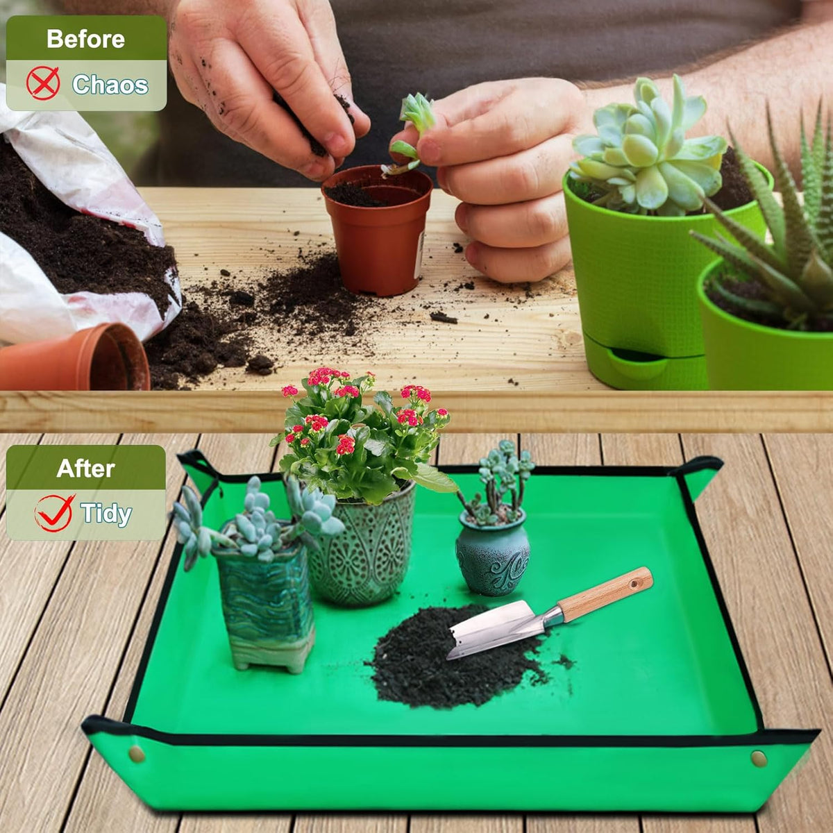 Kynup Gartenwerkzeug Set, Gartenset Edelstahl Mit Gartengeräte Tragetasche