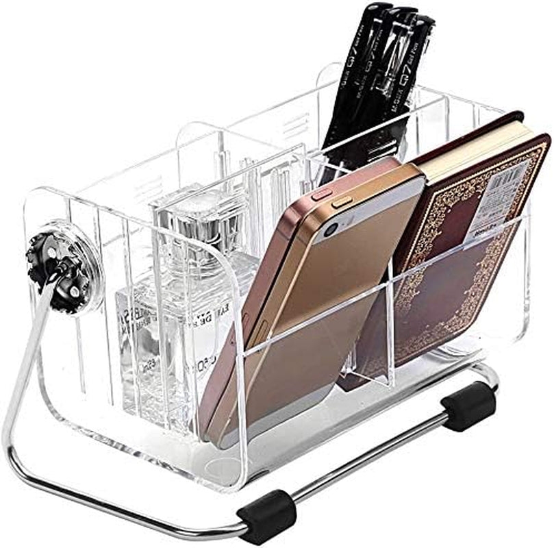 Transparenter Fernbedienungshalter mit 6 Fächern