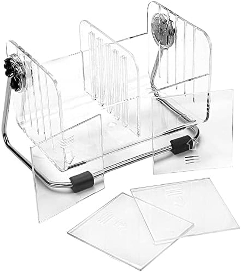 Transparenter Fernbedienungshalter mit 6 Fächern