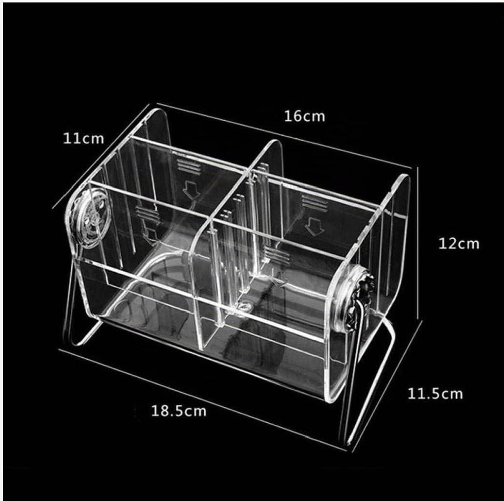 Transparenter Fernbedienungshalter mit 6 Fächern